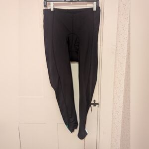 🖤 Canari Black XL Cycling Tights Gel Seat ankle zip